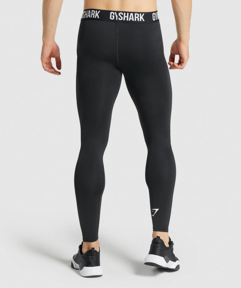 Men's Gymshark Element Baselayer Leggings Black | CA 0658D3